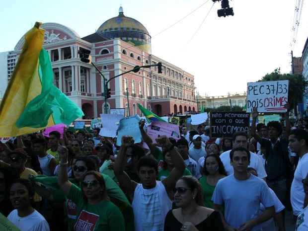 Manifestação Manaus Sindicato dos Metalúrgicos do Amazonas