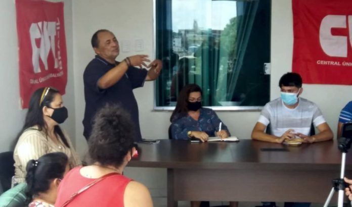 Vacina No Braco Comida No Prato Foi Um Dos Temas Da Cut Neste 1Âº De Maio Sindicato Dos Trabalhadores Do Amazonas